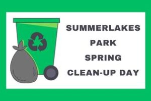 Summerlakes Park Spring Clean-Up Day