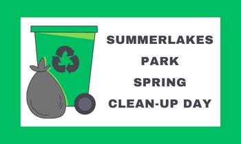 Summerlakes Park Spring Clean-Up Day